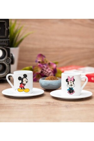 Mickey Mouse Valentinstags-Spezialset mit 2 Kaffeetassen TAP1032 - 1