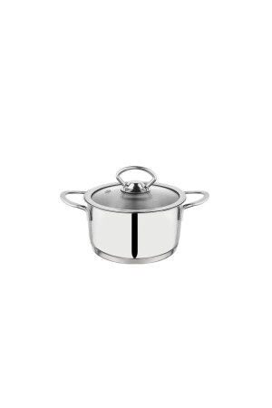 مجموعة من الـ MNZ-Micro Mini Deep Steel Pot Set - 16 سم - 2 قطع 1S4606-13001-INX03 - Schafer