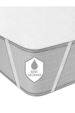 Micro Su Sıvı Geçirmez Lastikli Alez Tek & Çift Kişilik Yatak Koruyucu Beyaz Renkli Yatak Alezi MLSG - SUVAY