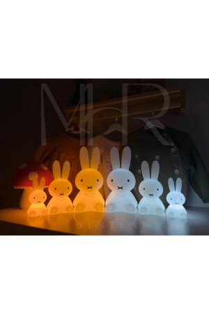 Miffy Rabbit Nachtlicht, groß, 24 cm, batteriebetrieben - 10