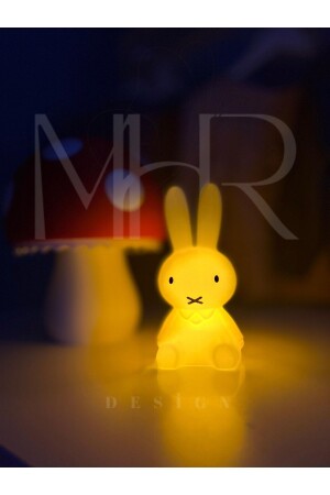 Miffy Rabbit Nachtlicht, kleine Größe, 12 cm, Tageslicht, batteriebetrieben - 6