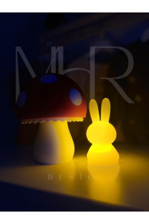 Miffy Rabbit Nachtlicht, kleine Größe, 12 cm, Tageslicht, batteriebetrieben - 7