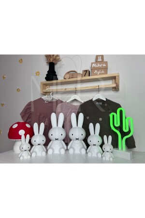 Miffy Rabbit Nachtlicht, kleine Größe, 12 cm, Tageslicht, batteriebetrieben - 8