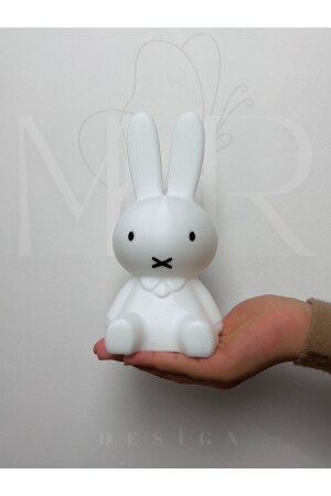 Miffy Rabbit Nachtlicht, mittlere Größe, 18 cm, Tageslicht, batteriebetrieben - 3