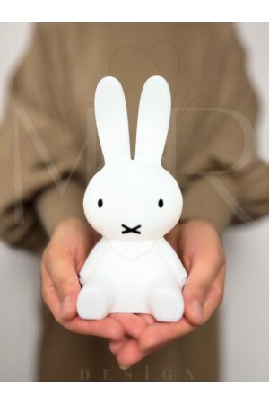 Miffy Rabbit Nachtlicht, mittlere Größe, 18 cm, Tageslicht, batteriebetrieben - 4