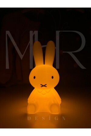 Miffy Rabbit Nachtlicht, mittlere Größe, 18 cm, Tageslicht, batteriebetrieben - 6