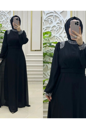 Mihra Hijab Abendkleid - 1