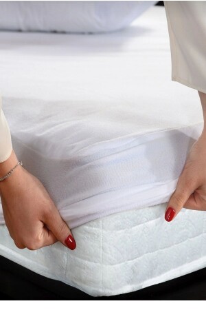 Mikro Fitted Full Kenar Su Sıvı Geçirmez Yatak Koruyucu Alez Çarşaf Tek Çift Battal Anti Alerjik - Reverance