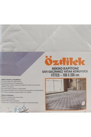 Mikro Kapitone Sıvı Geçirmez Yatak Koruyucu Fıtted 100x200 - 1