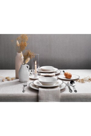 (MNZ-Mila) عشاء مجموعة 56 قطع (بلاطين) 01 1S4647-01001-PLT01 - Schafer