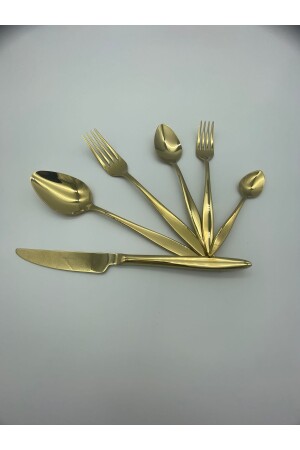 Milano 72-teiliges Titan-Gold-Gabel-Löffel-Messer-Set CMDWTG01 - 3