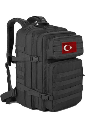 Militärischer taktischer Rucksack – Bergsteigertasche, großes Geschenk mit türkischer Flagge und Schleier - 1