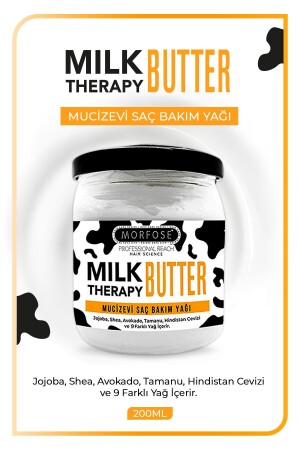 Milk Therapy Butter Oil Mucizevi Saç Bakım Kremi 200 ml -saç Dökülmesi Önleyici- Besleyici- Onarıcı - 1