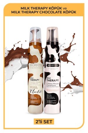 Milk Therapy Chocolatte Haarschaum 200 ml – Vorbeugung gegen Haarausfall – pflegend – schützende Wirkung - 1