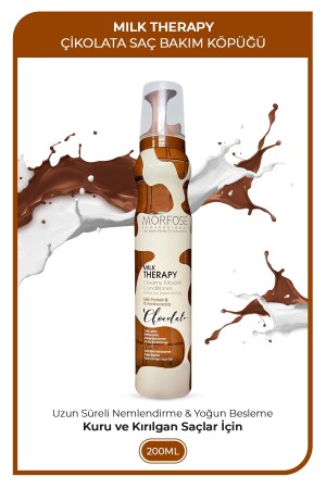 Milk Therapy Chocolatte Haarschaum 200 ml – Vorbeugung gegen Haarausfall – pflegend – schützende Wirkung - 2