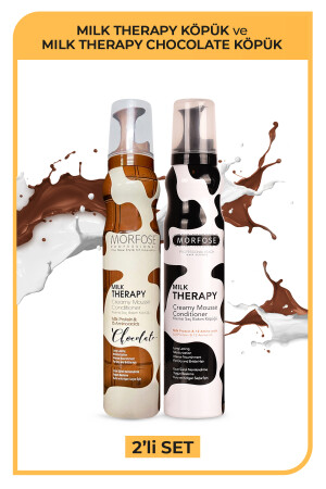 Milk Therapy Chocolatte Haarschaum 200 ml – Vorbeugung von Haarausfall, nährend, schützende Wirkung 1100005812-3 - 3