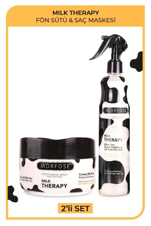 Milk Therapy Çift Fazlı Fön Sütü 400 ml Milk Therapy Maske 500 ml - 2