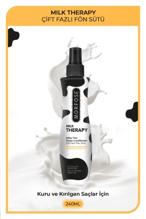 Milk Therapy Dual Phase Hair Care Föhnwasser 240 ml – Verhindert Haarausfall – Nährt – Schützende Wirkung - 1