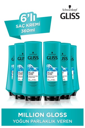 Million Gloss Yoğun Parlaklık Veren Saç Kremi 360 ML 6'lı - 1