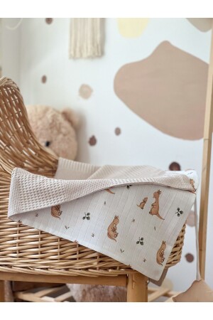 غطاء طفل مصنّب من الجانب المزدوج - Milna Baby&Kids