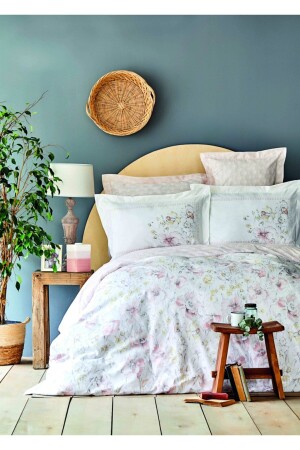 Milner Pudra Rnf Çift Kişilik Nevresim Takımı 200.16.01.0003 - Karaca Home