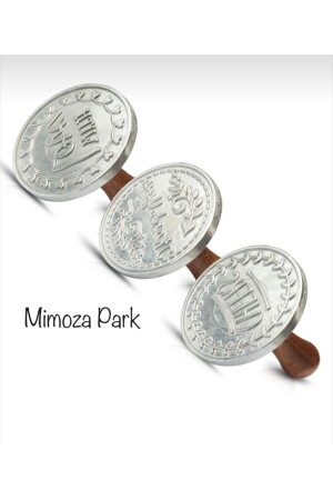 Mimoza 3 Lü Döküm Kurabiye Kalıbı Şekillendirici Cookıe Stamps ŞEKİİLENDİRİCİ-1 - 2