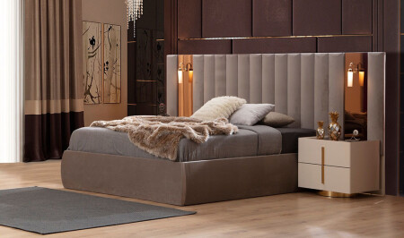 Minar Bazalı Karyola ve Başlık - Cadde Yıldız