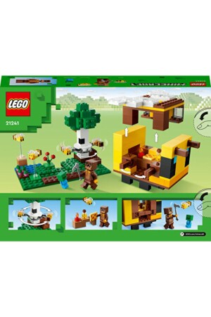 ® Minecraft® Arı Evi 21241 - 8 Yaş ve Üzeri Çocuklar için Oyuncak Yapım Seti (254 Parça) - 4