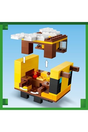 ® Minecraft® Arı Evi 21241 - 8 Yaş ve Üzeri Çocuklar için Oyuncak Yapım Seti (254 Parça) - 5