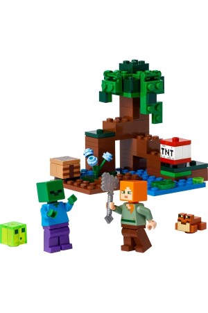 ® Minecraft® Bataklık Macerası 21240 - 7 Yaş ve Üzeri Çocuklar için Oyuncak Yapım Seti(65 Parça) DFN21240 - 3