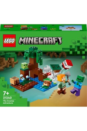 ® Minecraft® Bataklık Macerası 21240 - 7 Yaş ve Üzeri Çocuklar için Oyuncak Yapım Seti(65 Parça) DFN21240 - 4