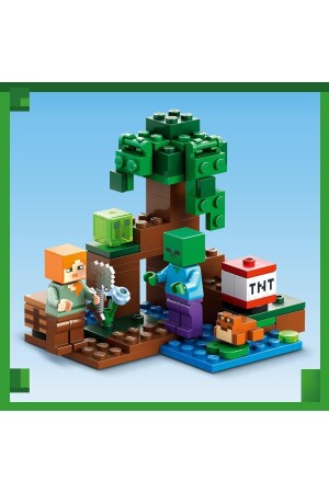 ® Minecraft® Bataklık Macerası 21240 - 7 Yaş ve Üzeri Çocuklar için Oyuncak Yapım Seti(65 Parça) DFN21240 - 6