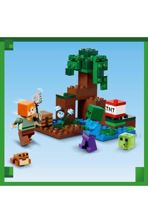 ® Minecraft® Bataklık Macerası 21240 - 7 Yaş ve Üzeri Çocuklar için Oyuncak Yapım Seti(65 Parça) DFN21240 - 7