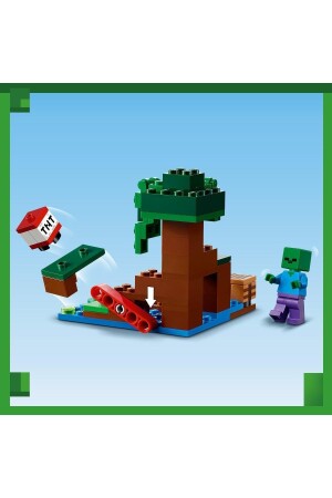 ® Minecraft® Bataklık Macerası 21240 - 7 Yaş ve Üzeri Çocuklar için Oyuncak Yapım Seti(65 Parça) DFN21240 - 8