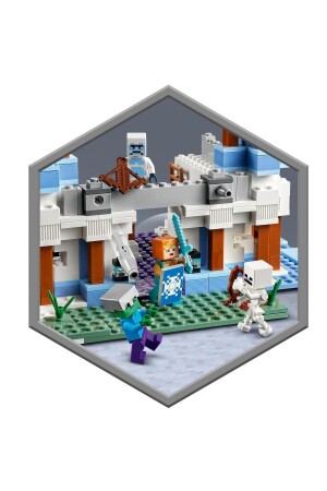® Minecraft® Buz Kalesi 21186 - 8 Yaş ve Üzeri Çocuklar için Oyuncak Yapım Seti (499 Parça) - 5