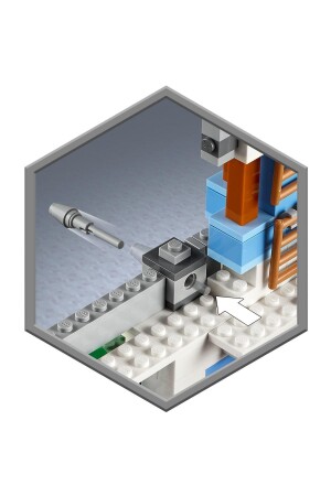 ® Minecraft® Buz Kalesi 21186 - 8 Yaş ve Üzeri Çocuklar için Oyuncak Yapım Seti (499 Parça) - 6