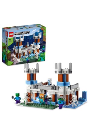 ® Minecraft® Buz Kalesi 21186 - 8 Yaş ve Üzeri Çocuklar için Oyuncak Yapım Seti (499 Parça) - 1