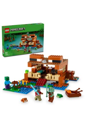 ® Minecraft® Froschhaus 21256 – Bauset für Kinder ab 8 Jahren (400 Teile) - 1