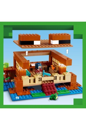 ® Minecraft® Froschhaus 21256 – Bauset für Kinder ab 8 Jahren (400 Teile) - 9