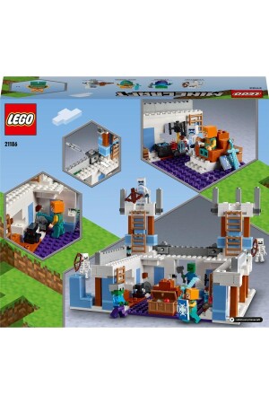 ® Minecraft® Ice Castle 21186 – Spielzeugbauset für Kinder ab 8 Jahren (499 Teile) - 4