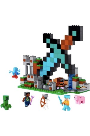 ® Minecraft® Kılıç Üssü 21244 - 8 Yaş ve Üzeri Çocuklar için Oyuncak Yapım Seti (427 Parça) - 2