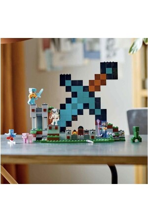 ® Minecraft® Kılıç Üssü 21244 - 8 Yaş ve Üzeri Çocuklar için Oyuncak Yapım Seti (427 Parça) - 6