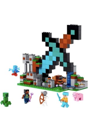 ® Minecraft® Kılıç Üssü 21244 - 8 Yaş ve Üzeri Çocuklar için Oyuncak Yapım Seti (427 Parça) - 3