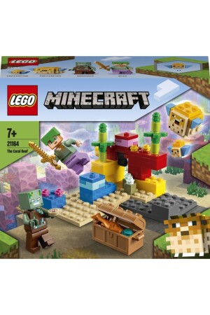 ® Minecraft™ Mercan Kayalığı 21164 - Yaratıcı Minecraft Deniz Oyuncağı Yapım Seti (92 Parça) TYC00556738354D1663101036179 - 5