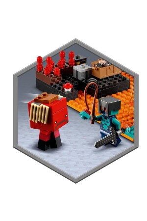 ® Minecraft® Nether Bastion 21185 – Spielzeugbauset für Kinder ab 8 Jahren (300 Teile) - 5