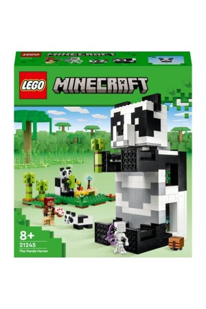 ® Minecraft® Panda Barınağı 21245 - 8 Yaş ve Üzeri Çocuklar için Oyuncak Yapım Seti (553 Parça) Lego 21245 - 3