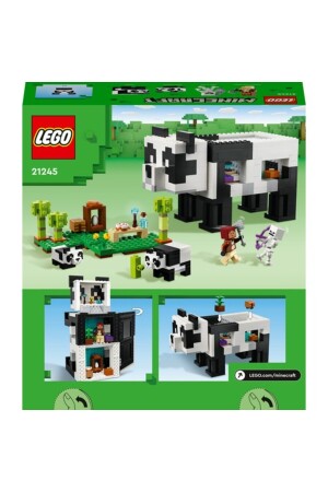 ® Minecraft® Panda Barınağı 21245 - 8 Yaş ve Üzeri Çocuklar için Oyuncak Yapım Seti (553 Parça) Lego 21245 - 4