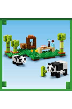 ® Minecraft® Panda Barınağı 21245 - 8 Yaş ve Üzeri Çocuklar için Oyuncak Yapım Seti (553 Parça) Lego 21245 - 6