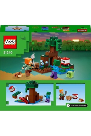 ® Minecraft® Swamp Adventure 21240 – Spielzeugbauset für Kinder ab 7 Jahren (65 Teile) DFN21240 - 5