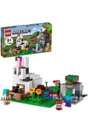 ® Minecraft® Tavşan Çiftliği 21181 Yapım Seti (340 Parça) RS-L-21181 - LEGO